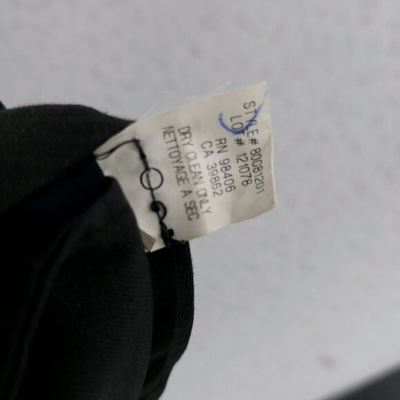 THEORY Men's Navy Blue Dress pants Wool Blend Made in USA Measured size 35.5x32 - Picture 7 of 7